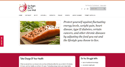 Desktop Screenshot of eatrightbefitlivewell.com